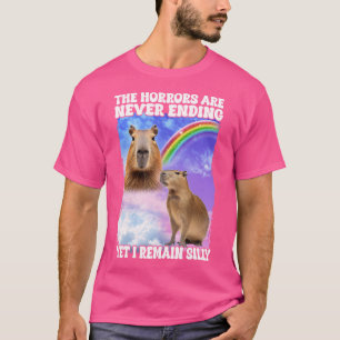 Camiseta Los Horrores Nunca Terminan Y Sigo Siendo Silly Ca