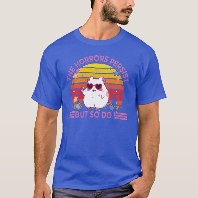 Camiseta los horrores persisten, pero también lo hace i Vin (Anverso)