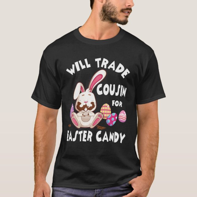 Camiseta Los Huevos De Chocolate Comen Conejitos Comerciará (Anverso)
