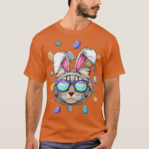Camiseta Los huevos de pascua divertidos de los conejitos d