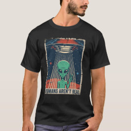 Camiseta Los humanos extranjeros de OVNI no son reales