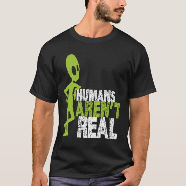 Camiseta Los humanos graciosos y extranjeros no son un auté (Anverso)