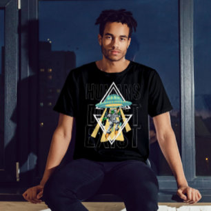 Camiseta Los humanos no existen Alien Cita graciosa Gráfico