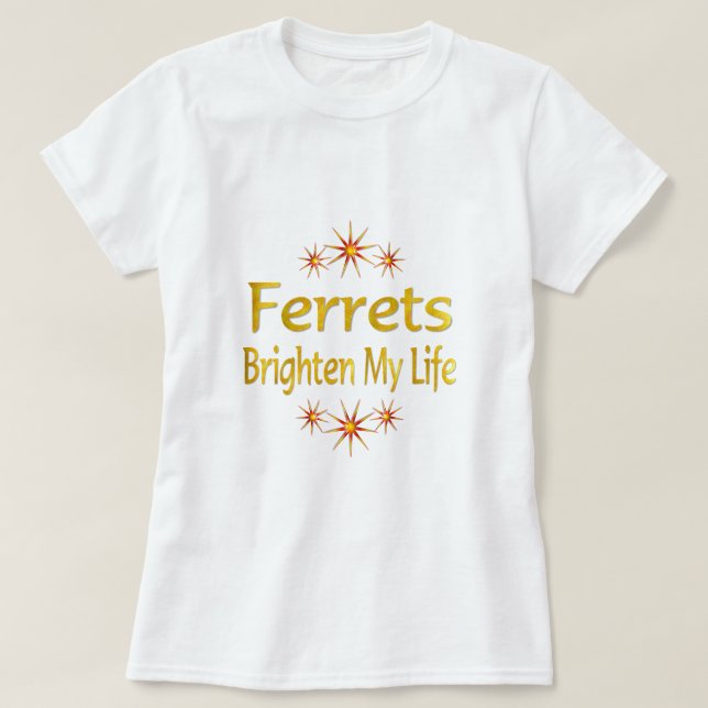 Camiseta Los hurónes aclaran mi vida (Diseño del anverso)