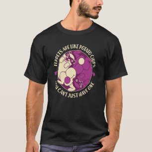 Camiseta Los hurones son como las patatas fritas que no se