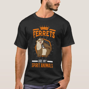Camiseta Los hurones son mi familia de animales espirituale