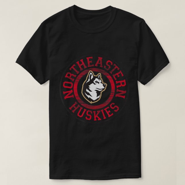 Camiseta Los Huskies del Noreste muestran que la época de l (Diseño del anverso)