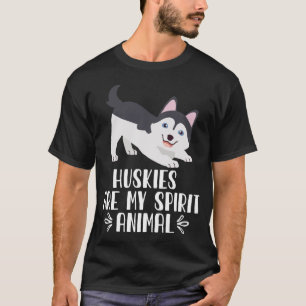 Camiseta Los Huskies Son Mi Animal Espiritual