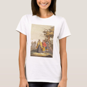 Camiseta Los indios de Caciche en los trajes tradicionales,