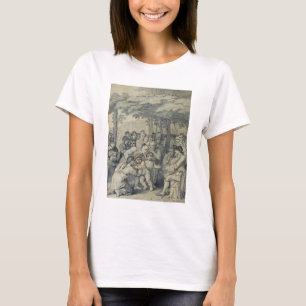 Camiseta Los indios entregan los cautivos ingleses a