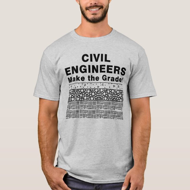 Camiseta Los Ingenieros Civiles Siguen El Grado (Anverso)