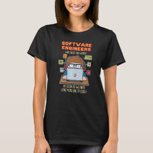 Camiseta Los Ingenieros De Software Dominarán El Mundo Tan