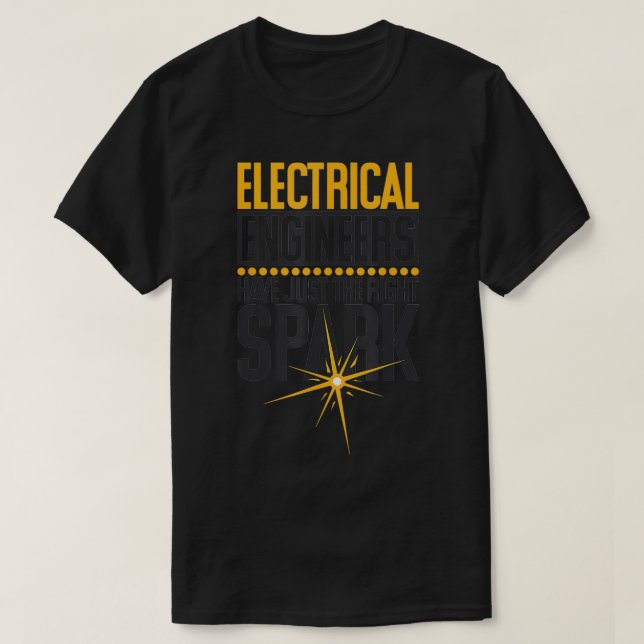 Camiseta Los Ingenieros Eléctricos Tienen La Aguja Correcta (Diseño del anverso)