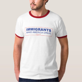 Camiseta Los inmigrantes hacen América grande