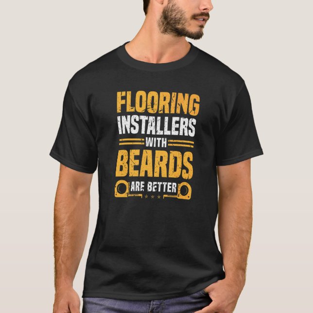 Camiseta Los Instaladores De Suelo Con Barras Son Mejor Con (Anverso)