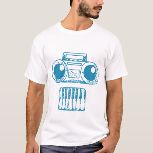 Camiseta Los instrumentos de música destruyen el Ilustracio
