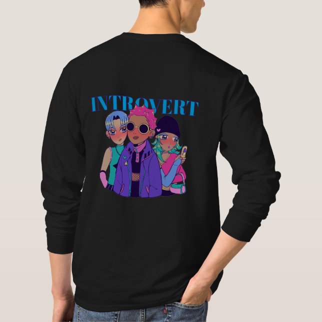 Camiseta Los Introvertidos Coloridos (Reverso)