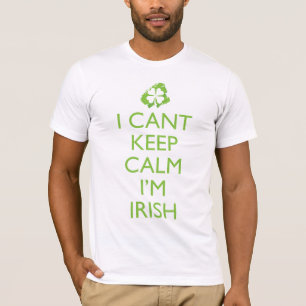 Camiseta Los irlandeses guardan calma
