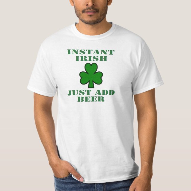 CAMISETA LOS IRLANDESES INMEDIATOS DEL DÍA DE ST PATRICK ", (Anverso)