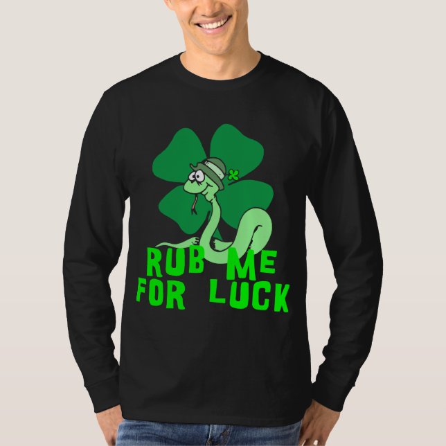 Camiseta Los irlandeses me frotan para la suerte (Anverso)