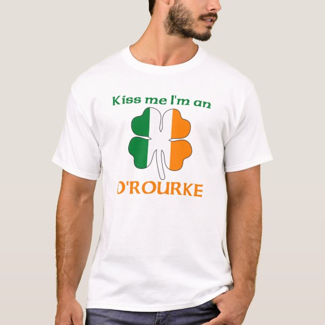Camiseta Los irlandeses personalizados me besan que soy (Anverso)
