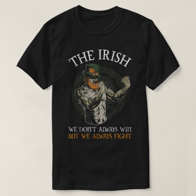 Camiseta Los irlandeses que no siempre ganamos, pero siempr (Diseño del anverso)