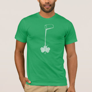 Camiseta Los irlandeses vierten el trébol