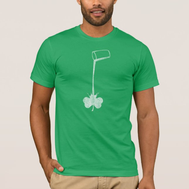 Camiseta Los irlandeses vierten el trébol (Anverso)