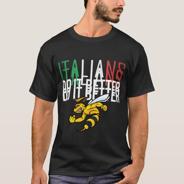 CAMISETA LOS ITALIANOS LO HACEN MEJOR (Anverso)
