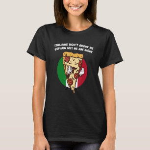 Camiseta Los italianos no argumentan, explicamos por qué te