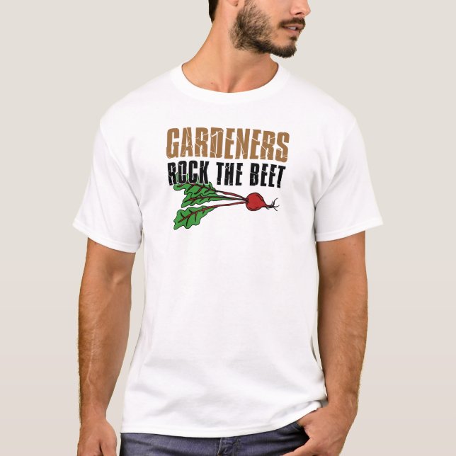 Camiseta Los jardineros rompen la remolacha (Anverso)