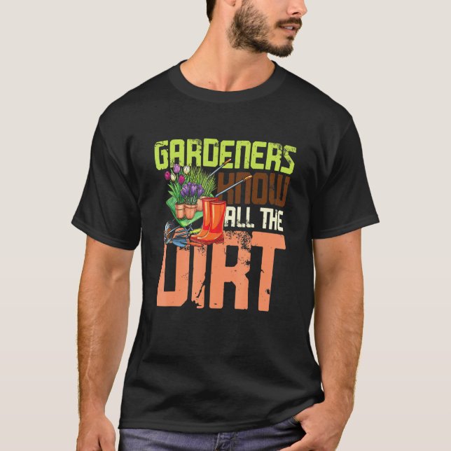 Camiseta Los Jardines Conocen Toda La Suciedad (Anverso)