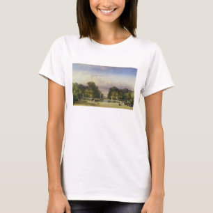 Camiseta Los jardines de Tuileries, con el Arco del Triunfo