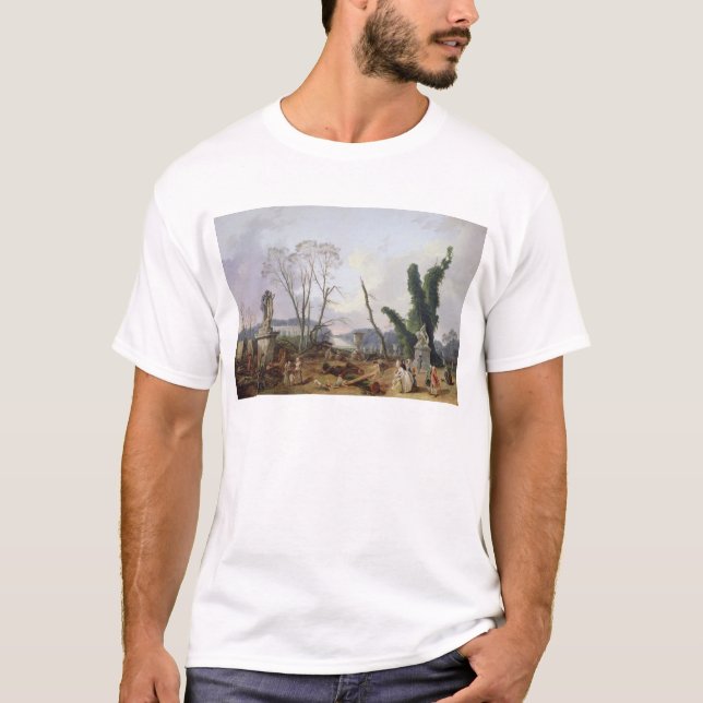 Camiseta Los jardines de Versalles (Anverso)