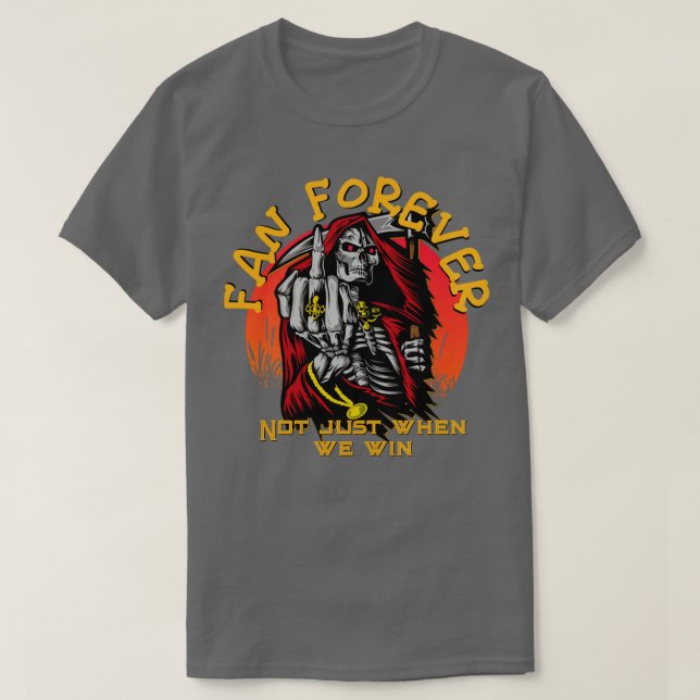 Camiseta Los jefes de Kansas City KC Skyline Be the Grim Re (Diseño del anverso)