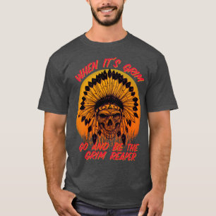 Camiseta Los jefes de Kansas City KC Skyline Be the Grim Re