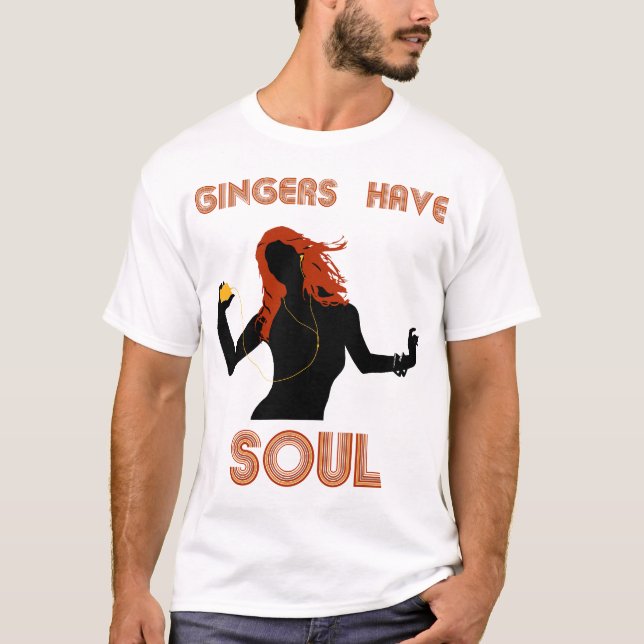 Camiseta Los jengibres femeninos tienen alma (Anverso)