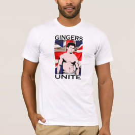 CAMISETA LOS JENGIBRES UNEN EL JENGIBRE REAL BRITÁNICO DE