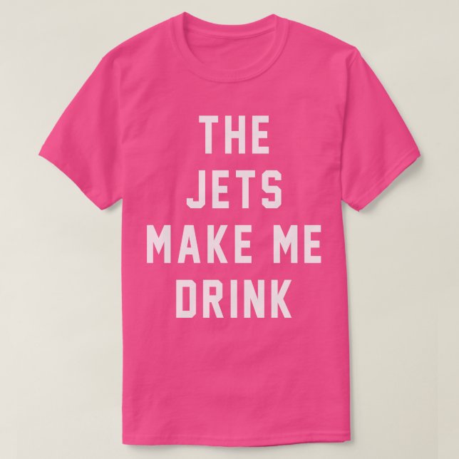 Camiseta Los Jets me hacen beber (Diseño del anverso)