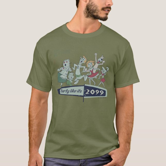 Camiseta Los Jetsons | Fiesta como si fuera 2099 (Anverso)