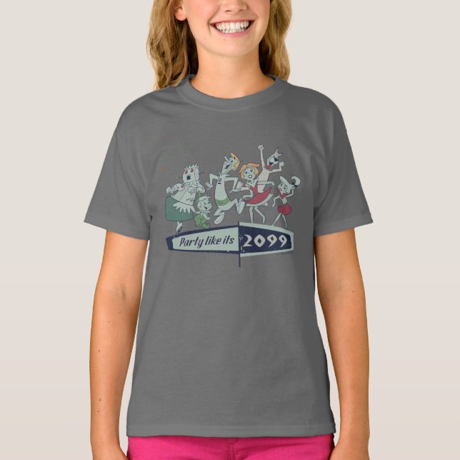 Camiseta Los Jetsons | Fiesta como si fuera 2099 (Anverso)