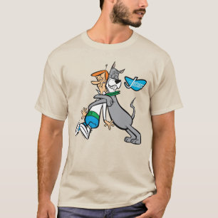 Camiseta Los Jetsons   George y Astro Hug