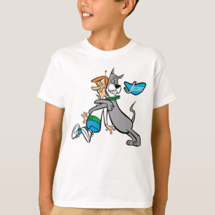 Camiseta Los Jetsons George y Astro Hug