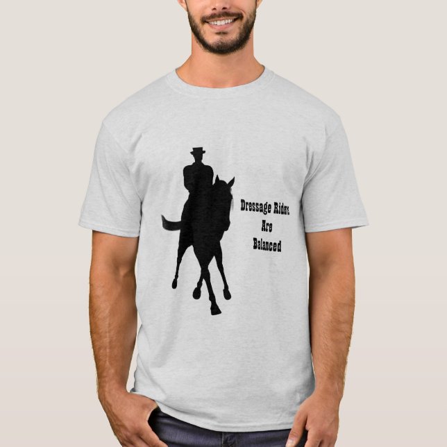 Camiseta Los Jinetes De Vestido Son Luz Equilibrada (Anverso)