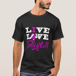 Camiseta Los jóvenes Chicas del voleibol con mangas largas