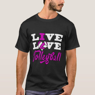 Camiseta Los jóvenes Chicas del voleibol con mangas largas
