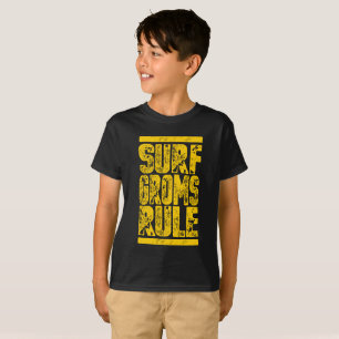 Camiseta ¡¡¡Los jóvenes surfistas mandan!!! (amarillo)