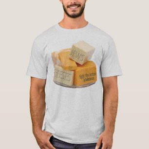 Camiseta Los judíos para los quesos - luche la intoleranci