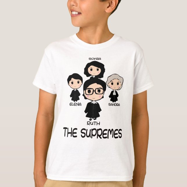 Camiseta Los jueces del Tribunal Supremos RBG de SUPREMES (Anverso)