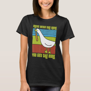 Camiseta Los juegos de ganso se juegan con el hongo que tie